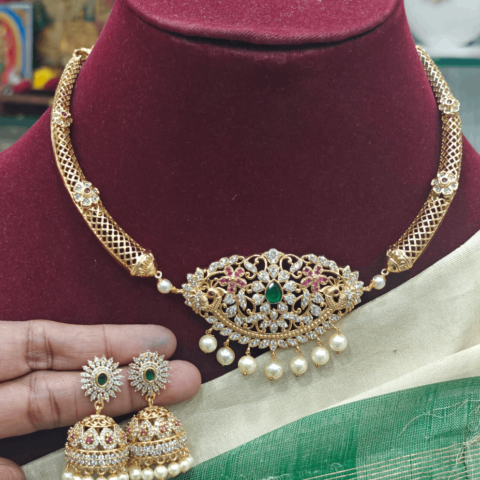 Amirthya hasli jhumkha set