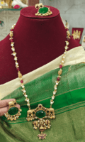 Elephant neelvattam emerald set