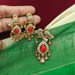 Bird coral pendant set