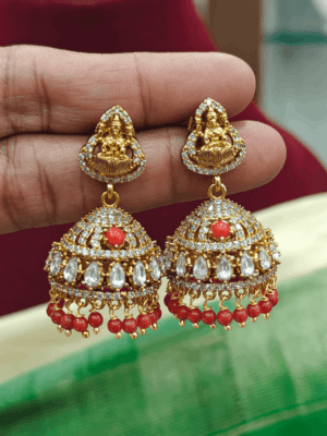 Lakshmi coral jhumkha
