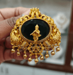 Flute krishna emerald pendant