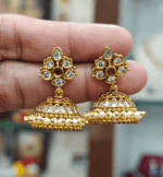 Mini bell jhumkha (White)