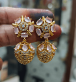 Chakra pineapple jhumkha (Baby pink)