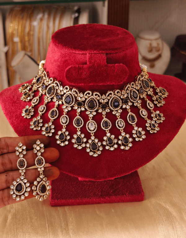 Rani choker (Purple color)