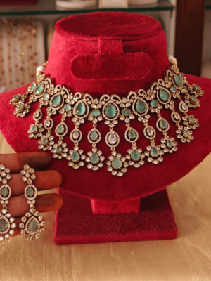 Rani choker (Mint color)