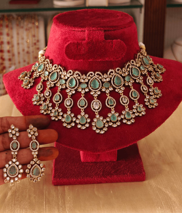 Rani choker (Mint color)