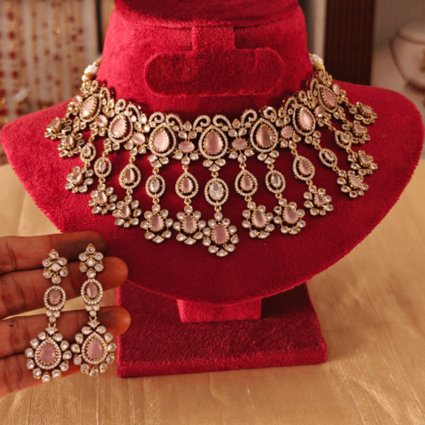 Rani choker (Pink color)