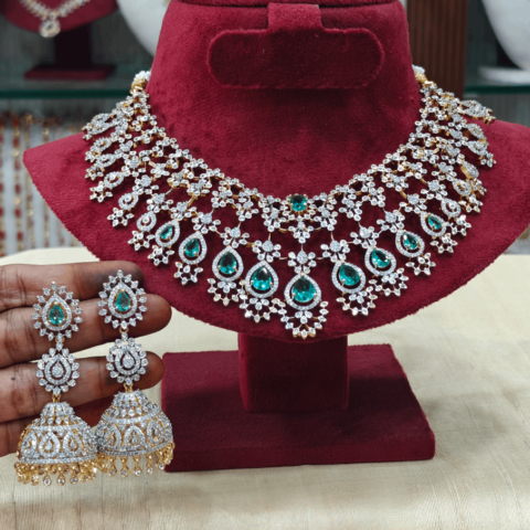 Bridal AD Choker (Mint Green)