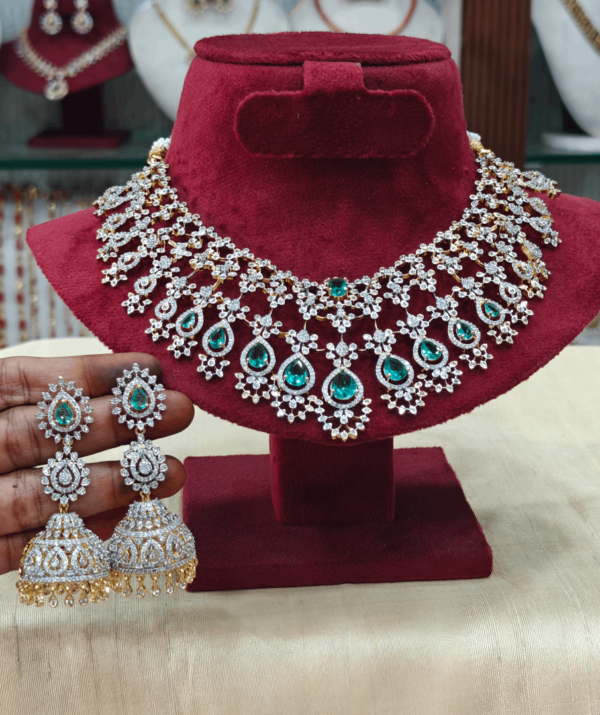 Bridal AD Choker (Mint Green)