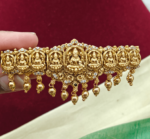 Lakshmi gold beads hairclip