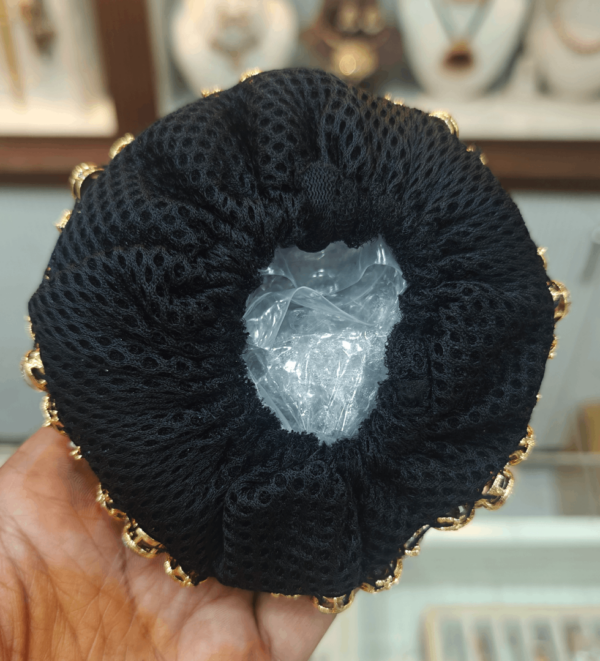 Premium kundan hair bun - Design 2