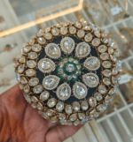 Premium kundan hair bun - Design 2