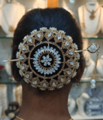 Premium hair bun cage mehendi - Design 1