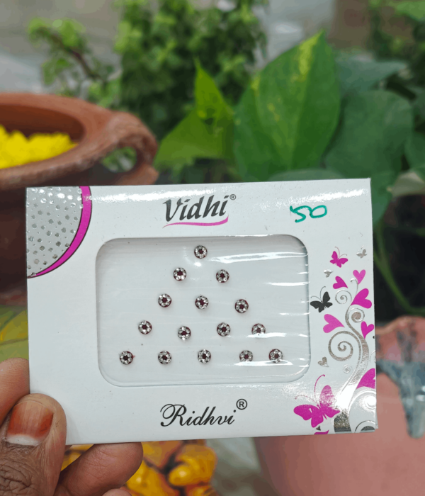 Round stone bindi -Size 0