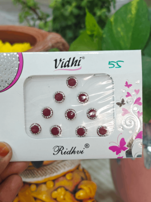 Round stone bindi -Size 3