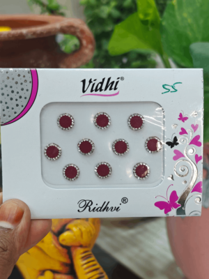 Round stone bindi -Size 5