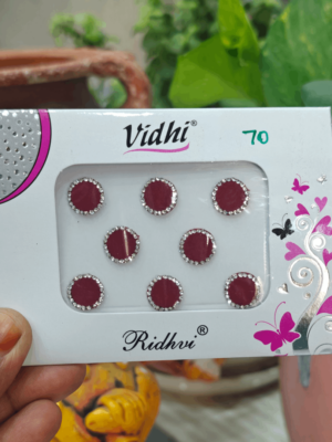 Round stone bindi -Size 7