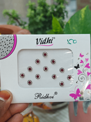 Round stone bindi -Size 1