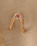 Vanki Ring (white,Ruby)