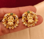 Lakshmi stud(green)