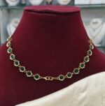 2in1 necklace(green,pearl)