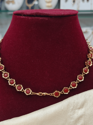 2in 1 necklace(coral ,pearl)