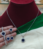 5 in 1 daily wear chain set (Dark blue)