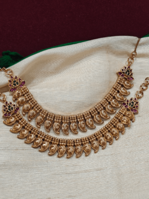 Antique mango ear chain