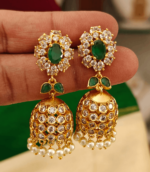 Sunflower jhumka(green)