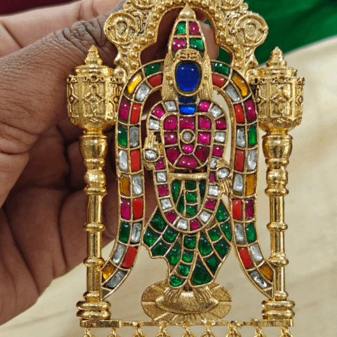 Vittal Jadau kundan pendant