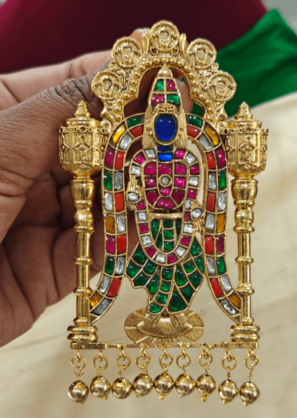 Vittal Jadau kundan pendant