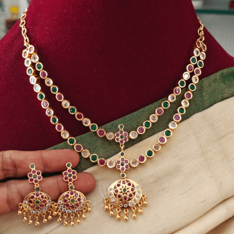 Traditional two line attige (multi color)