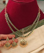 Traditional two line attige (green)