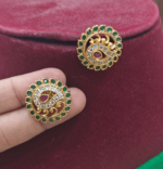 Peacock stud(multi color)