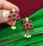 Flower bugadi (ruby ,green)