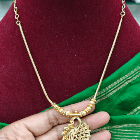 Peacock  necklace design 1