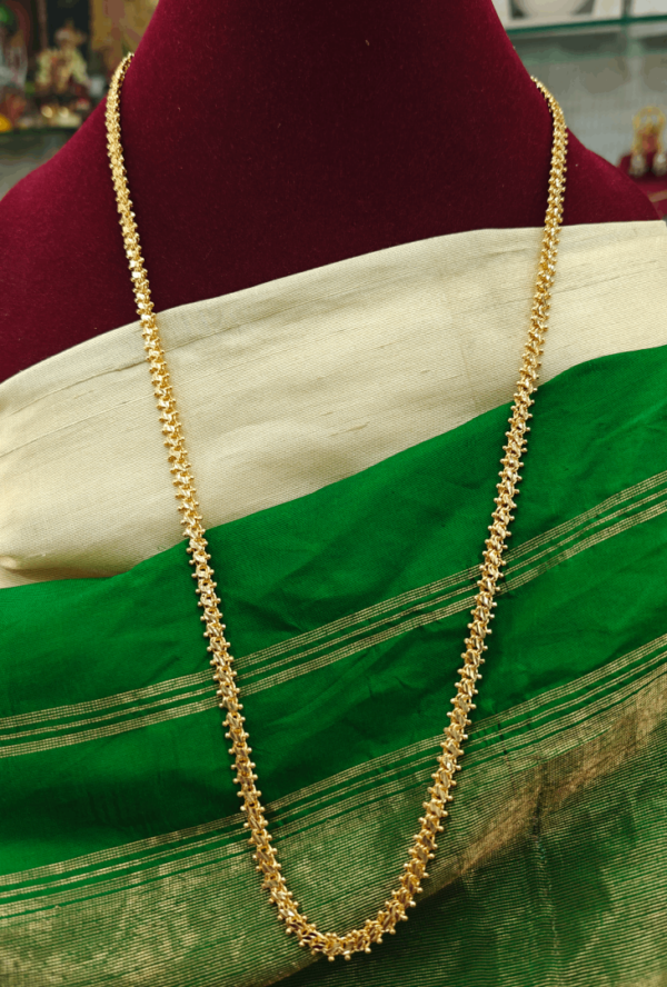 Traditional gold pattern chain 30inches