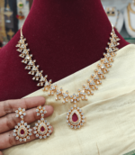 ADaimond necklace(ruby)