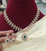 ADaimond necklace(green)