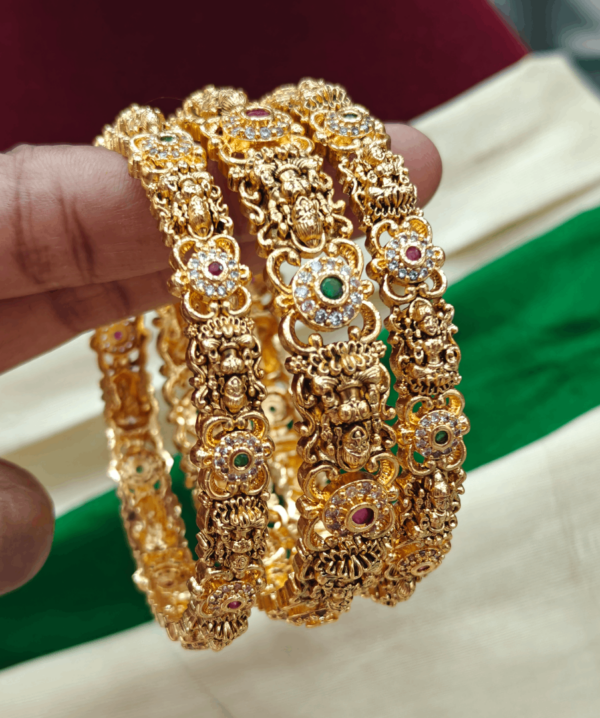 Grand look lakshmi bangle (set of 3)