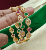 Multi color oval shape lakshmi