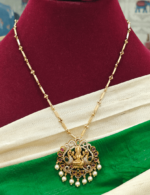 Abhaya lakshmi pendant with chain
