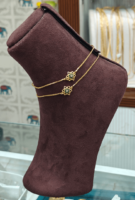 Nakshathra anklet(green)