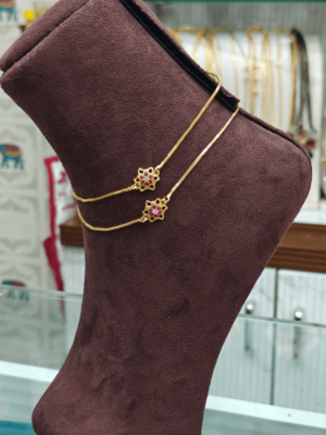 Flower design 2(ruby,white)