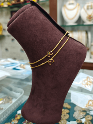 Leaf design 2(ruby,green)