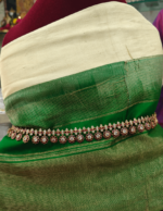 Elegant chakra hip belt(ruby ,white)