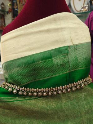 Elegant chakra hip belt(green ,white)