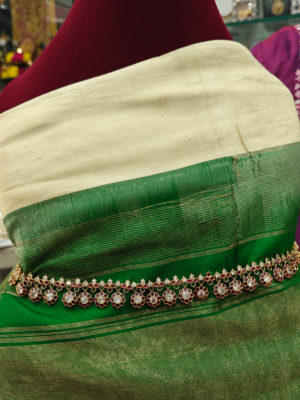 Elegant chakra hip belt(ruby ,green)