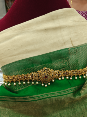 HARSHIANBHU gold plated flexible hipbelt