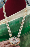 Impon pearl chain gandaberuna pendant